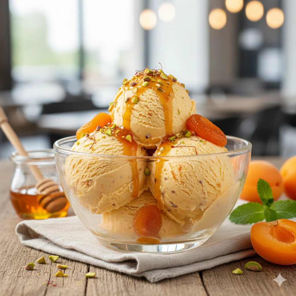 Apricot Ice Creams